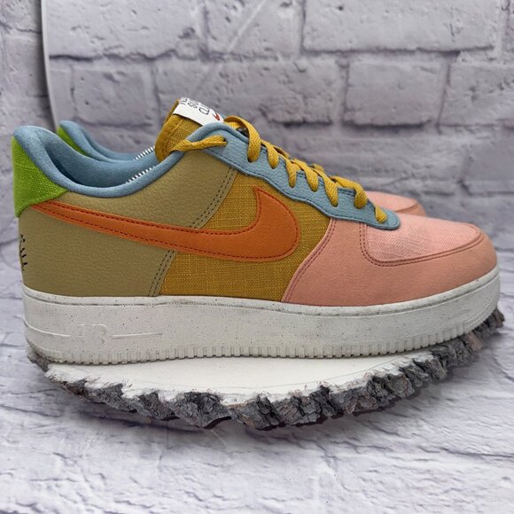 Nike Mens Size 11.5 Air Force 1 '07 LV8 Next Nature Low Sun Club Shoes Sneakers - Picture 4 of 13